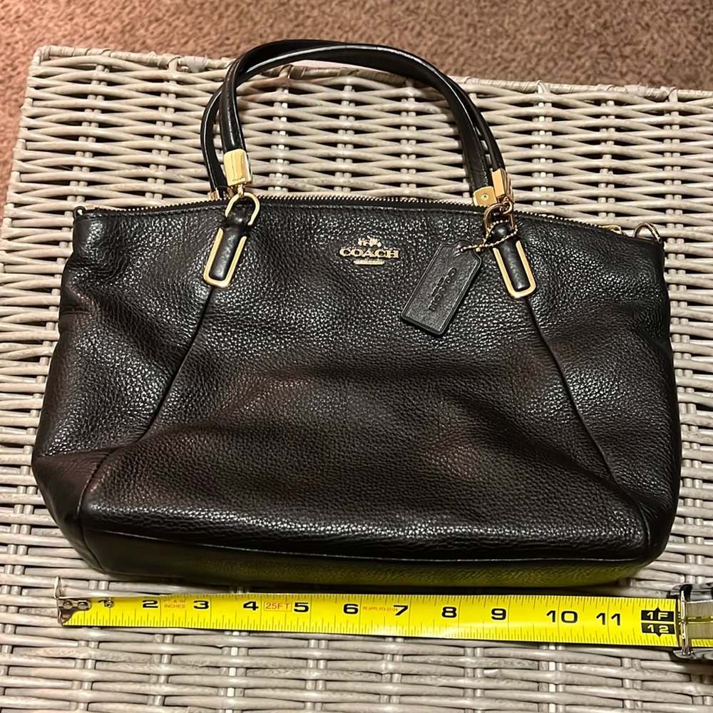 Leather Coach bag
